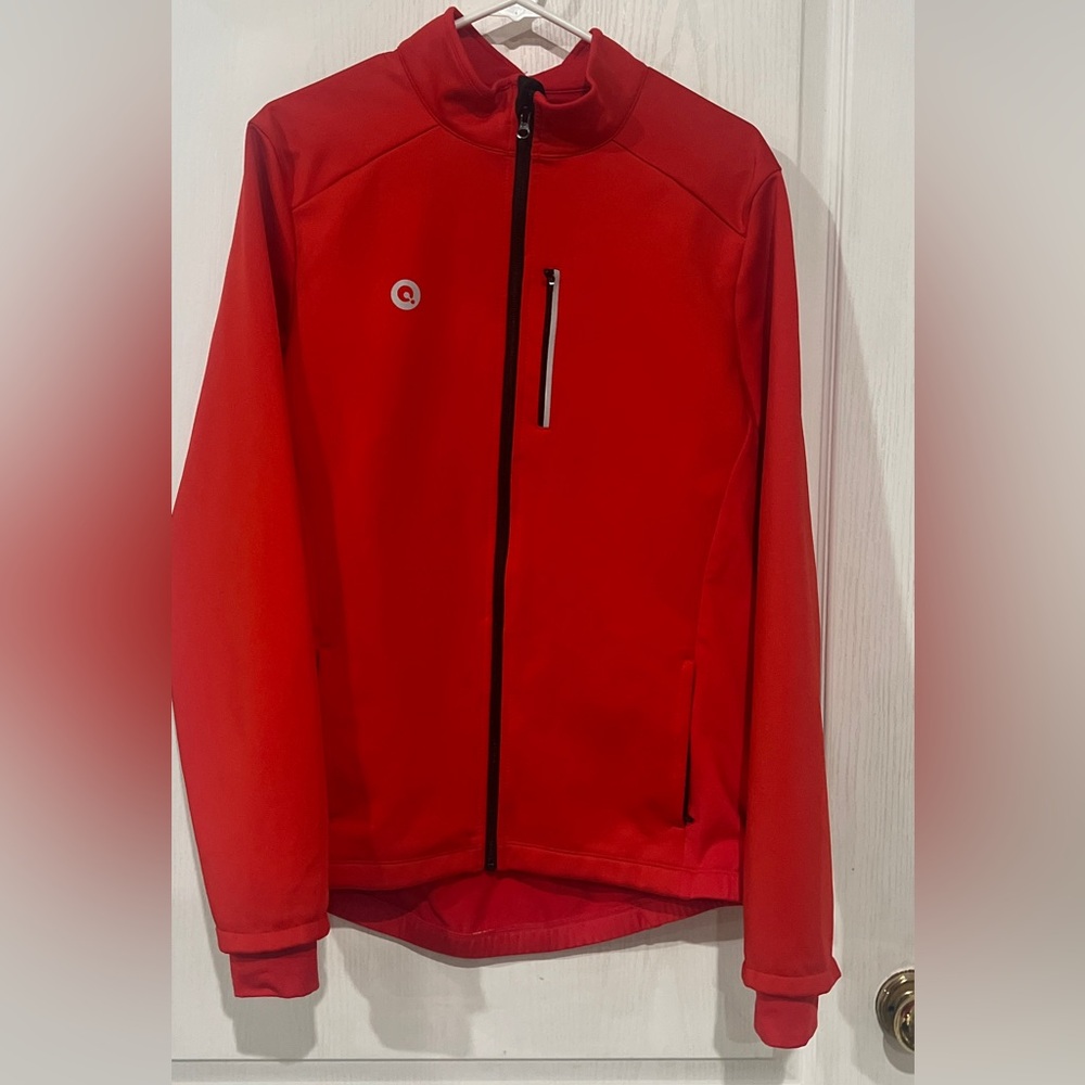 Przewalski Red Cycling Running Thermal Windproof Jacket